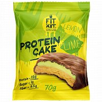 Печенье глазированное FitKit Protein cake 70г. Печенье глазированное FitKit Protein cake 70г.